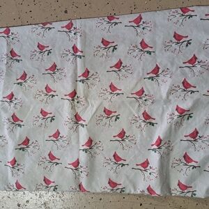 Vintage Cardinals On A Snow Branch King Size Pillowcase